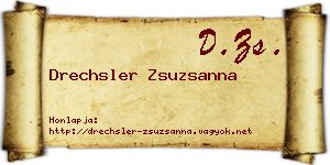 Drechsler Zsuzsanna névjegykártya