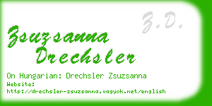 zsuzsanna drechsler business card